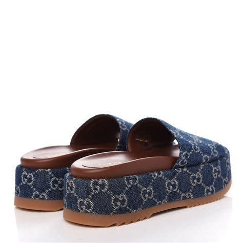 gucci monogram platform sandals|gucci platform sneakers women.